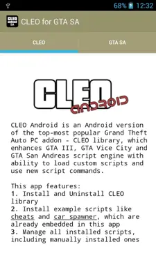 CLEO SA android App screenshot 0